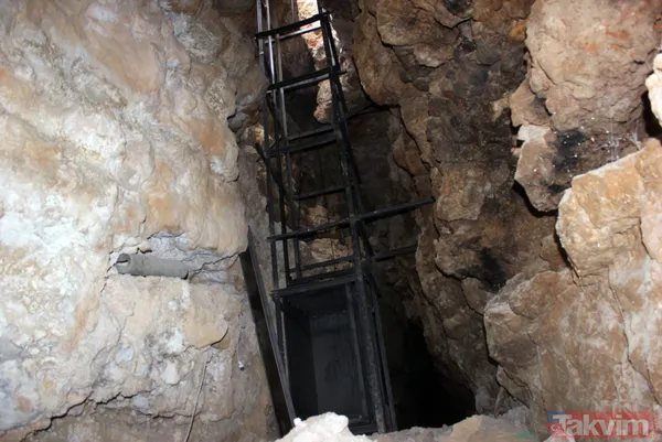 Karaman'da yerin 36 metre derinliğindeki mağarada 5 ay bekletilen Divle obruk peyniri çıkarılmadan yüzde 80'i satılıyor - 10