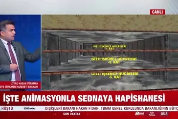 İşte animasyonla Sednaya Hapishanesi