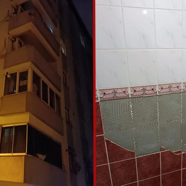 Küçükçekmece’de 7 katlı bina tahliye edildi!