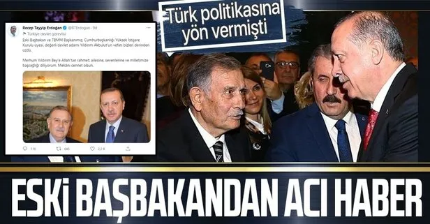 Son dakika: Eski başbakanlardan Yıldırım Akbulut 86 yaşında hayatını kaybetti! Yıldırım Akbulut kimdir?