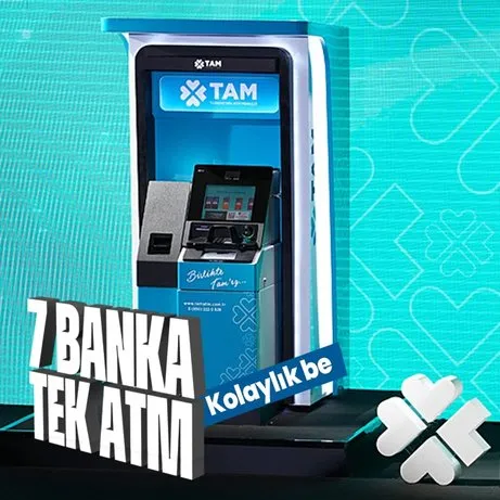 Büyük kolaylık! Masrafsız komisyonsuz... 7 kamu bankası tek ATM’de toplandı