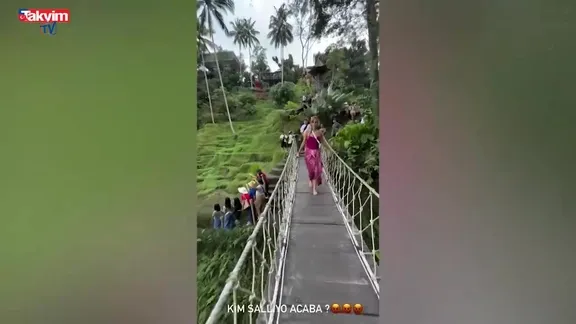 Çağla Şıkel’in Bali'de korku dolu anları