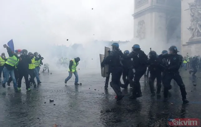 Fransa'daki Sarı Yelekliler'in eyleminde Gezi Parkı izleri