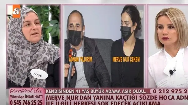 Esra Erol'un bugünkü yayınında herkes şoke oldu! Merve Nur Çekem 'Adnan Hoca'nın gerçek yüzünü açıkladı...-13
