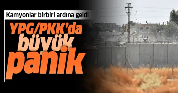 Fırat'ın doğusunda büyük panik! Kamyonlar birbiri ardında geldi