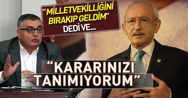 Resti çekti! Genel Merkezin kararını tanımıyorum