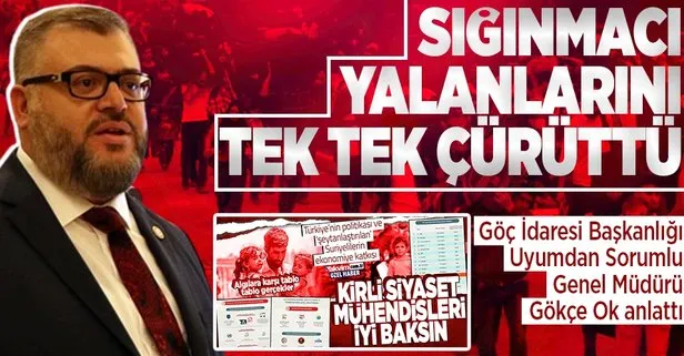 Sığınmacılar üzerinden kurulan yalanları Göç İdaresi Başkanlığı Uyumdan Sorumlu Genel Müdürü Gökçe Ok tek tek çürüttü