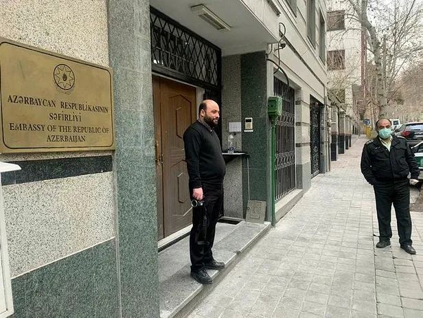 Azerbaycan'ın Tahran Büyükelçiliğine silahlı saldırı: Koruma müdürü şehit oldu! Görüntüler ortaya çıktı | Başkan Erdoğan'dan taziye-6