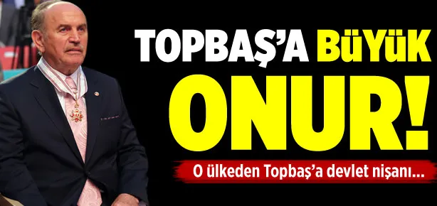 Kadir Topbaş’a Güney Kore Devlet Nişanı verildi