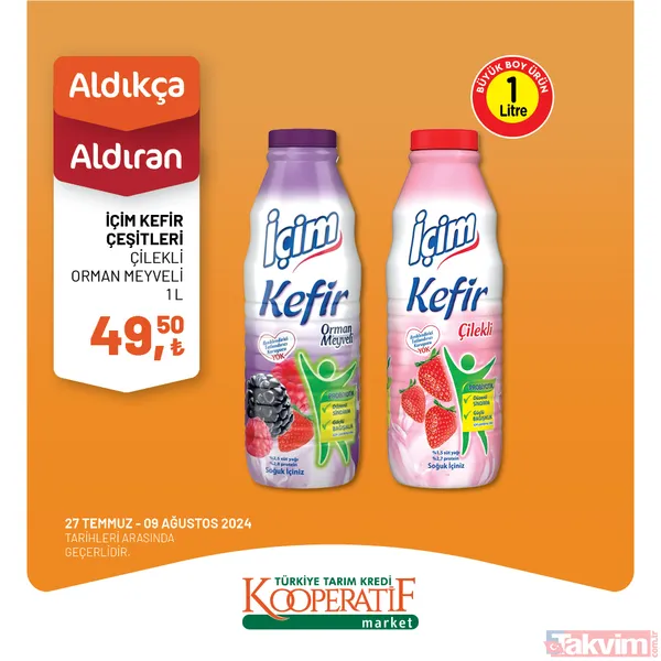 Tarım Kredi Market'te 60 üründe dev indirim! Katalogda yok yok! Taze Kaşar 249 TL, Siyah Zeytin 115 TL, Tuvalet Kağıdı 40'lı 209 TL... - 15