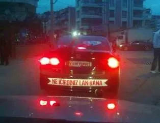 İlginç gelin arabası yazıları