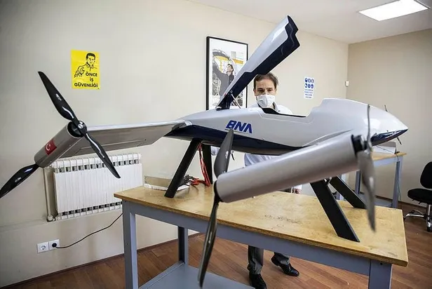 Göreve bağlı olarak şekil değiştiriyor: Türk mühendislerin geliştirdiği yeni İHA Alesta uçuşa hazırlanıyor-3