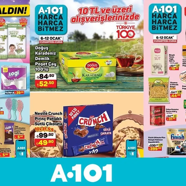 Yiyecek A101 indirimleri!  Hafta sonu geldi A101 aktüel kataloğu değişti! 11,90’a indi! Paket halinde satılıyor Sıvı yağ, çay, hindi, iç giyim...