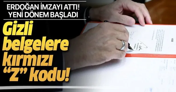 Devlet ‘çok gizli’ belgeleri internetsiz bilgisayarda yazacak! Başkan Erdoğan imzayı attı