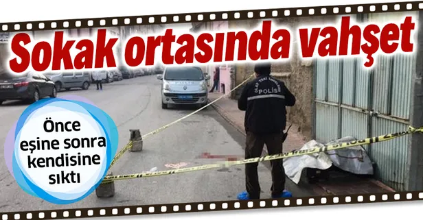 Konya'da sokak ortasında cani koca dehşeti! Boşanma aşamasındaki eşini öldürüp kendi kafasına sıktı