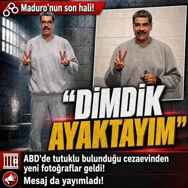 Maduro’nun son hali! Tutuklu bulunduğu cezaevinden ilk fotoğraflar
