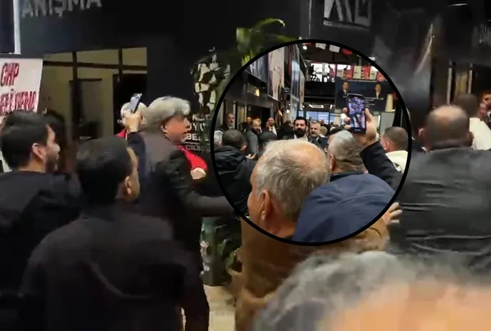 Kameraya engel basın mensuplarına saldırı