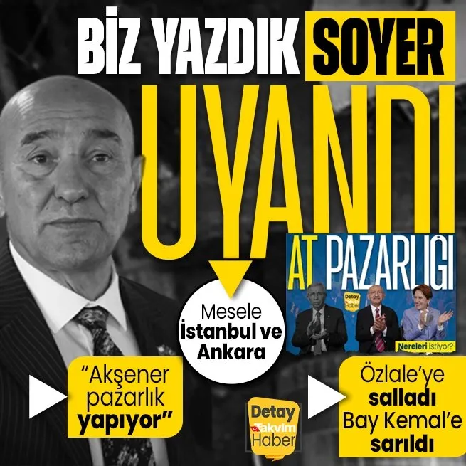 Tunç Soyer at pazarlığını itiraf etti: İYİ Partinin Ümit Özlale hamlesi Ankara ve İstanbul için...