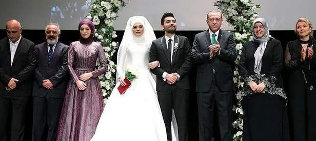 Cumhurbaşkanı Erdoğan nikah törenine katıldı