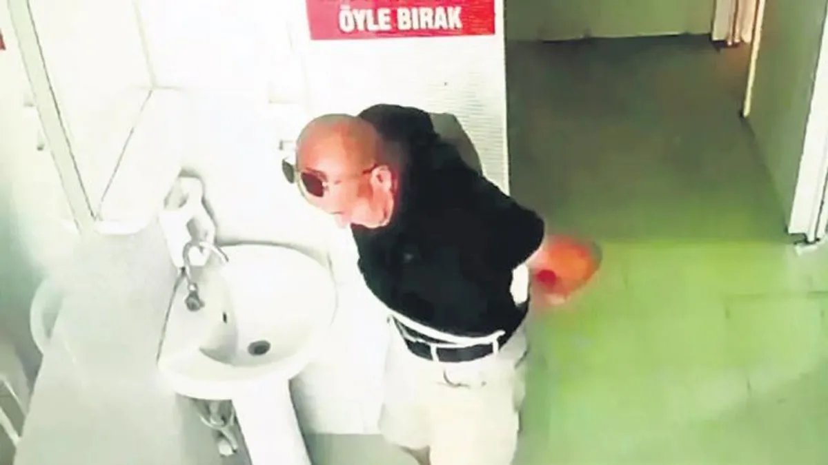 Yok artık: Cami tuvaletinde sabunluğu çaldı