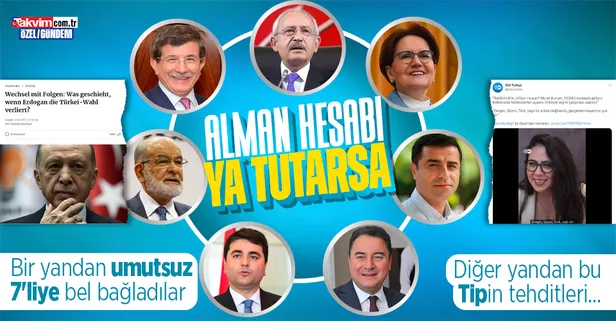 Alman'ın gündemi 7'li koalisyon! Bir yandan 'umutsuz vaka' haberi diğer yandan Sera Kadıgil'in tehditleri...