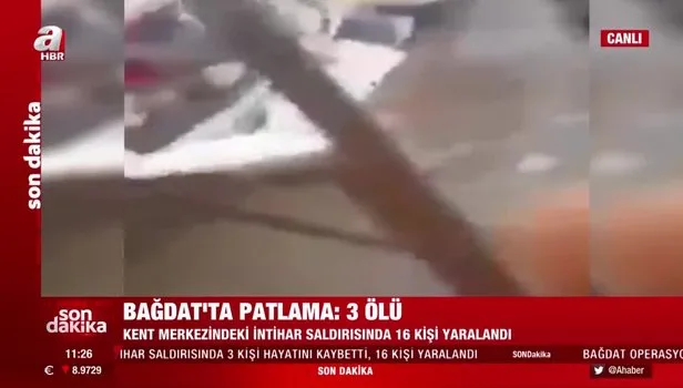 Joe Biden'in ilk iş gününde Bağdat'ta patlama