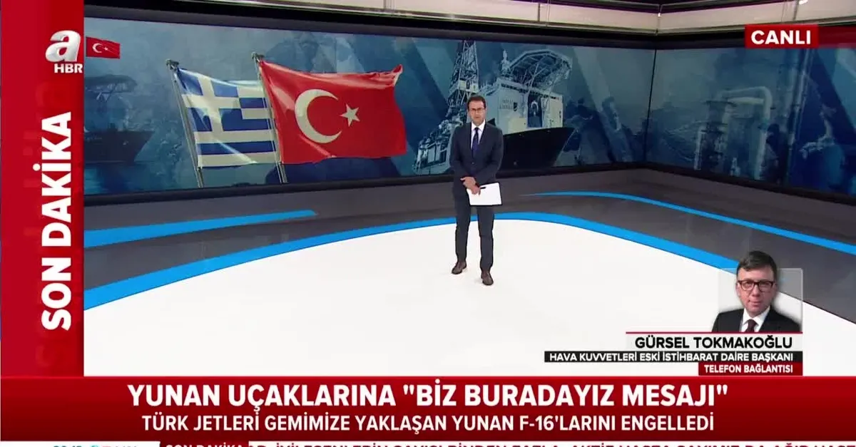 Gürsel Tokmakoğlu Yunan jetlerinin Doğu Akdeniz'deki tacizini A Haber'de yorumladı: Bu işler korsanlıkla olmaz