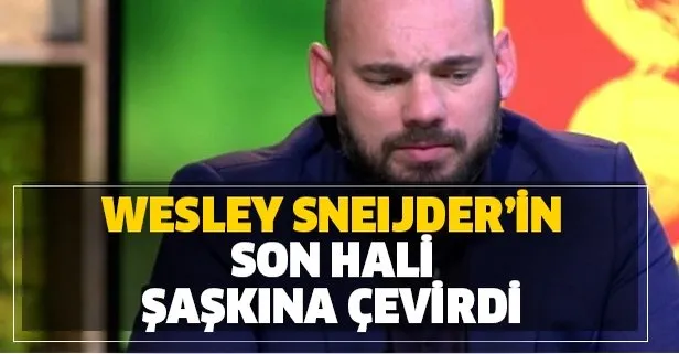Wesley Sneijder’in son hali şoke etti! Nerede o Galatasaraylı eski Sneijder...