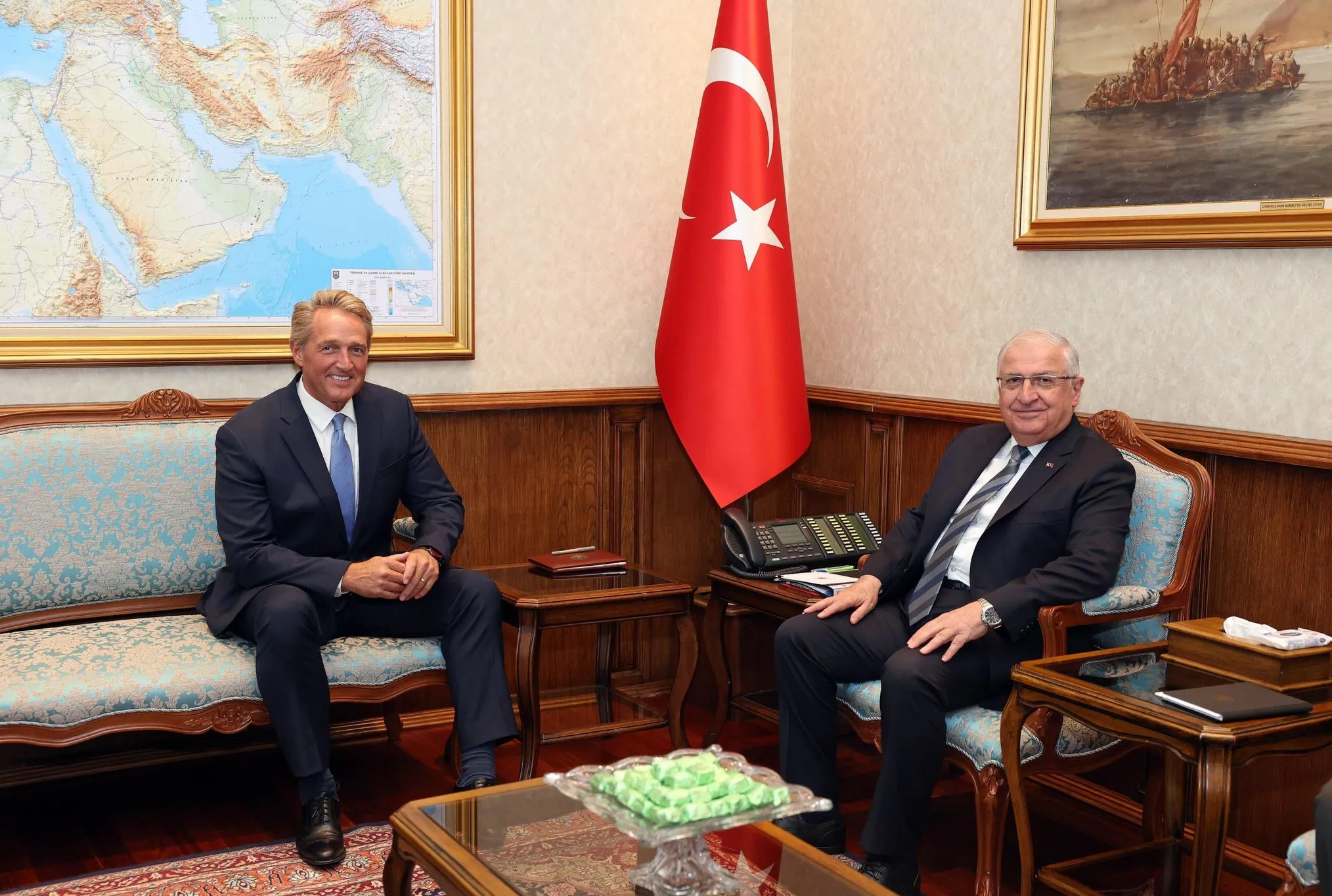 Bakan Güler ABD’li isimle görüştü