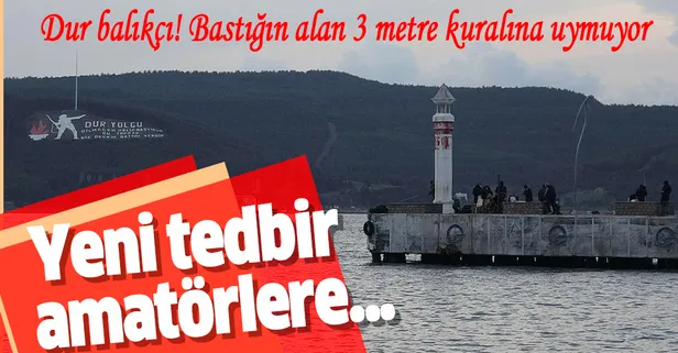 Çanakkale İl Hıfzıssıhha Kurulu olta balıkçıları için 3 metre kuralı getirdi! Kurallara uymayanlar...