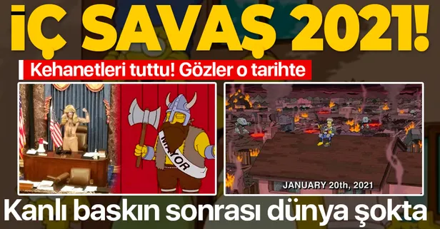 SON DAKİKA: Simpsonlar yine bildi! ABD'deki kanlı baskın sonrası dünyayı şaşkına çeviren olay