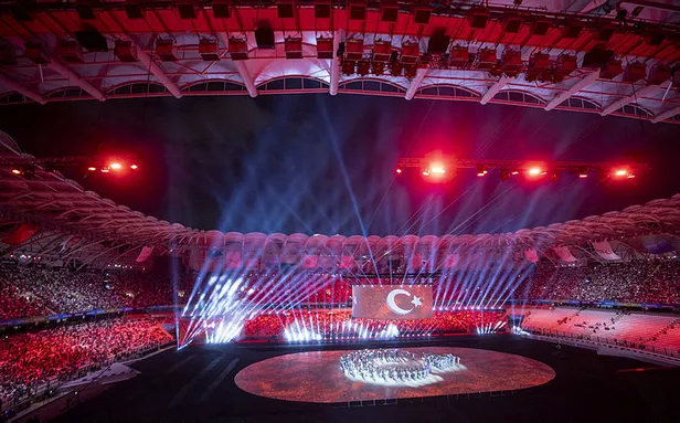 Son dakika: İslami Dayanışma Oyunları Konya’da muhteşem açılış seremonisi ile başladı! Başkan Erdoğan resmi açılışı yaptı-12