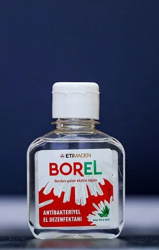 Son dakika: Bakan Dönmez açıkladı: Yerli ve milli bor katkılı el dezenfektanı Borel'e yoğun talep