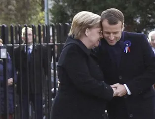 Merkel ve Macron'u utandıran anlar