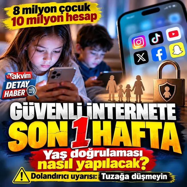 Sosyal medyada yaş düzenlemesi başlıyor! 8 milyon çocuk 10 milyon hesap: Yaş doğrulaması nasıl yapılacak?