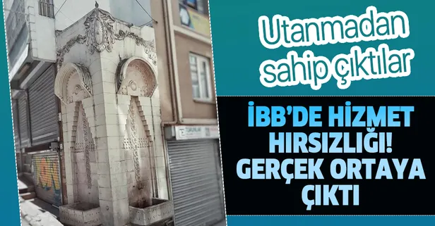 Laleli Çeşme’yi ‘biz temizledik’ diyen CHP'li İBB'nin yalanı ortaya çıktı