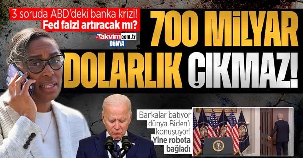 3 soruda ABD'deki banka iflasları ne anlama geliyor? Fed faizi artıracak mı? | Dünya Biden'ı konuşuyor: Soruyu cevaplamadı kapıyı kapatıp çıktı