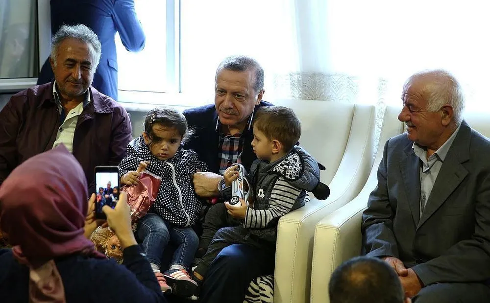 Erdoğan'dan şehit ailelerine ziyaret-4