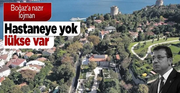 Hastaneye yok Boğaz’daki lojmana var