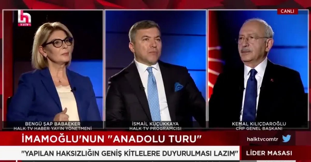 Halk TV'de Kemal Kılıçdaroğlu'na 'teveccüh' operasyonu çekildi