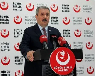 BBP Genel Başkanı Destici, Erdoğan’ı tebrik etti