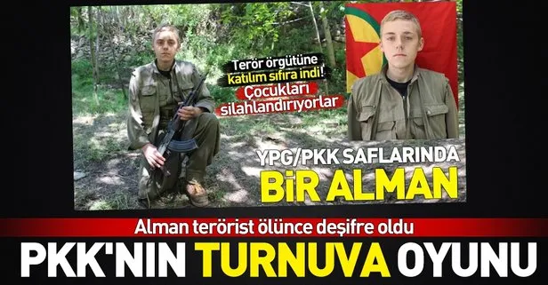 Alman terörist öldürülünce ortaya çıktı! PKK’nın turnuva oyunu