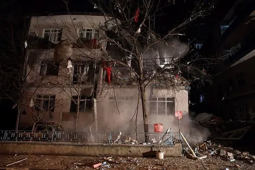 Ankara'da doğalgaz patlaması-1
