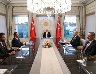 Başkan Erdoğan Al Sani’yi kabul etti