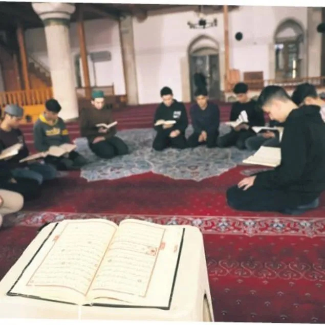 Genç hafızlar mukabelede