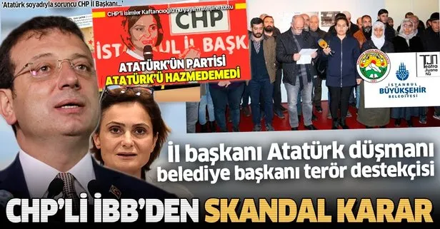 CHP’li İBB’den PKK yandaşlarına skandal destek