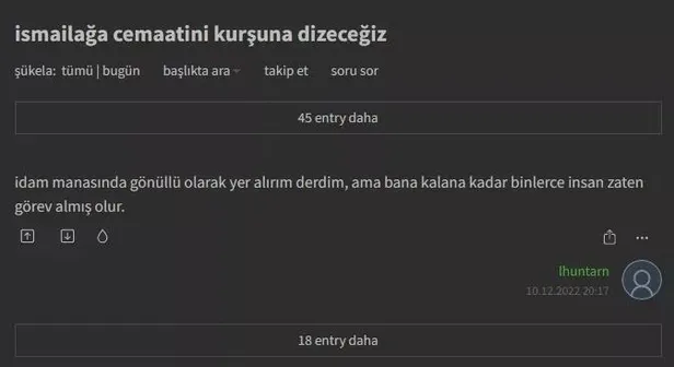 1670863103217.jpeg İnternetin lağım çukuru Ekşi Sözlük'den yeni skandal! İslami kurum ve kuruluşları hedef alarak tehdit savurdular-6