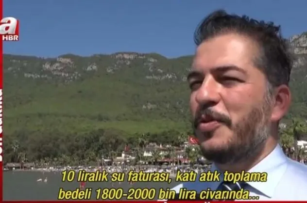 Turizm beldesinde fahiş fatura tepkisi: 14 liralık su kullandı fatura 2 bin 153 lira geldi