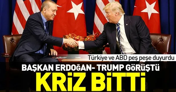 Son dakika! ABD ile Türkiye arasındaki yatırım krizi sona erdi