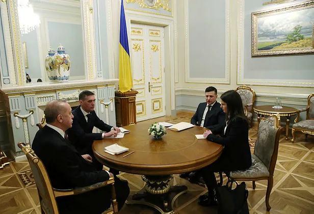 Başkan Erdoğan, Ukrayna Devlet Başkanı Zelenski ile görüştü-1